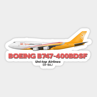 Boeing B747-400BDSF - Uni-top Airlines Sticker